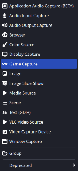Thêm Browser Source vào OBS khi live game TikTok bằng OBS